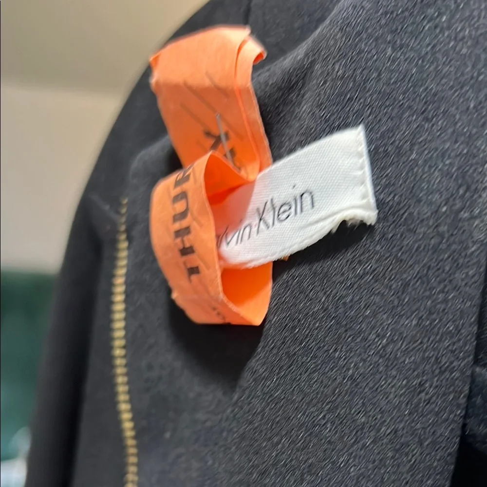 Calvin Klein Elegant Black Long-Sleeve Dress | Size 6-8 - Picture 5 of 11